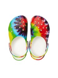 Crocs Childrens/Kids Classic Tie Dye Clogs (Multicolored)