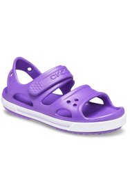 Crocs Childrens/Kids Crocband LL Sandal (Neon Purple) - Neon Purple