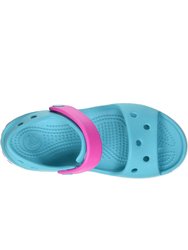 Crocs Childrens/Kids Crocband Sandals/Clogs (Aqua Blue)