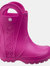 Crocs Childrens/Kids Handle It Rain Boots (Candy Pink) (10 Toddler)