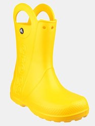 Crocs Childrens/Kids Handle It Rain Boots (Yellow) (8 Toddler)