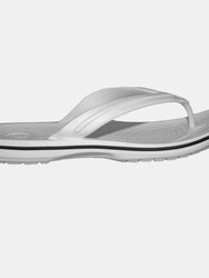 Crocs Crocband Mens Flip Flops (White) (10 US)