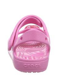 Crocs Girls Cross Strap Sandal (Pink)