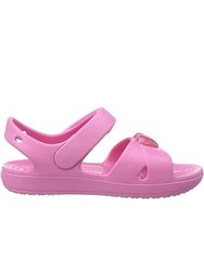 Crocs Girls Cross Strap Sandal (Pink)