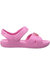 Crocs Girls Cross Strap Sandal (Pink)