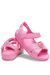 Crocs Girls Cross Strap Sandal (Pink)