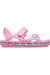 Crocs Girls Fun Lab Rainbow Sandals (Pink)