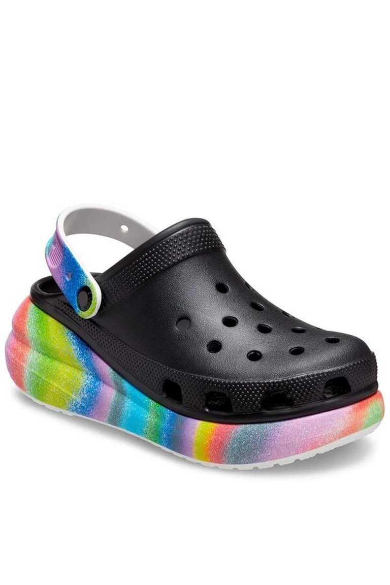 Unisex Adult Classic Crush Spray Clogs - Black/Multicolored - Black/Multicolored