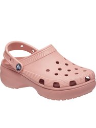 Womens Classic Platform Clogs - Blush - Blush