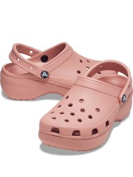 Womens Classic Platform Clogs - Blush