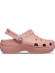 Womens Classic Platform Clogs - Blush