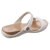 Womens Cleo V Sandals - Oyster/Gold