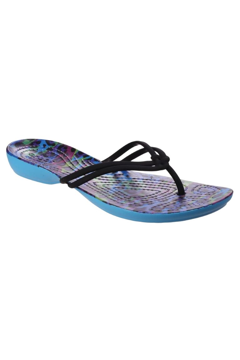 Womens Isabella Graphic Flip Flops - Multi/Leopard - Multi/Leopard