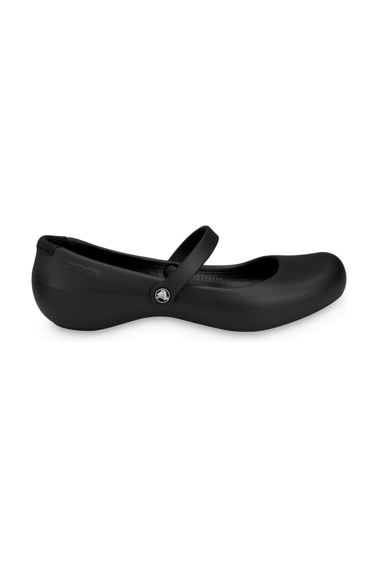 Womens/Ladies Alice Work Clogs - Black