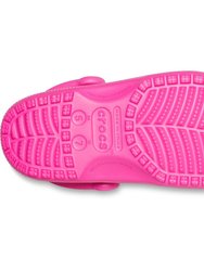 Womens/Ladies Classic Clog - Electric Pink