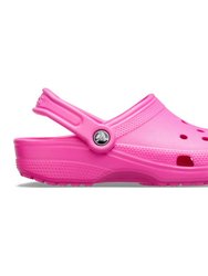 Womens/Ladies Classic Clog - Electric Pink - Electric Pink