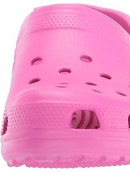 Womens/Ladies Classic Clog - Electric Pink