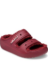 Womens/Ladies Classic Cozzzy Sandals - Garnet - Garnet