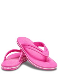 Womens/Ladies Crocband Flip Flops (Electric Pink)