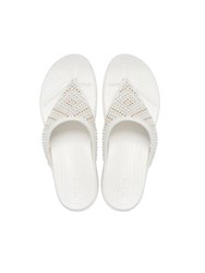 Womens/Ladies Monterey Shimmer Sandals - White