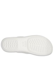 Womens/Ladies Monterey Shimmer Sandals - White