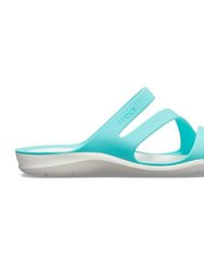 Womens/Ladies Swiftwater Sandal - Pool/White