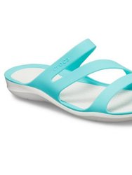 Womens/Ladies Swiftwater Sandal - Pool/White - Pool/White