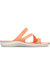 Womens/Ladies Swiftwater Slip On Sandals - Light Orange/White