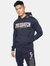 Crosshatch Mens Doddington Hoodie (Navy) - Navy