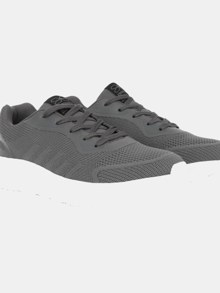 Crosshatch Mens Lennart Sneakers (Gray/White) (10) - Gray/White