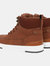 Crosshatch Mens Staiger Leather Sneakers (Tan) (12)