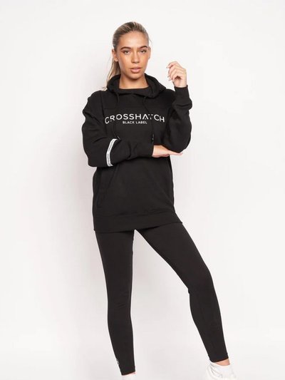 Crosshatch Ladies Landouts Hoodie - Black product