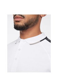 Mens Allred Polo Shirt - White