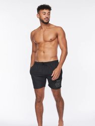 Mens Allred Swim Shorts - Black - Black