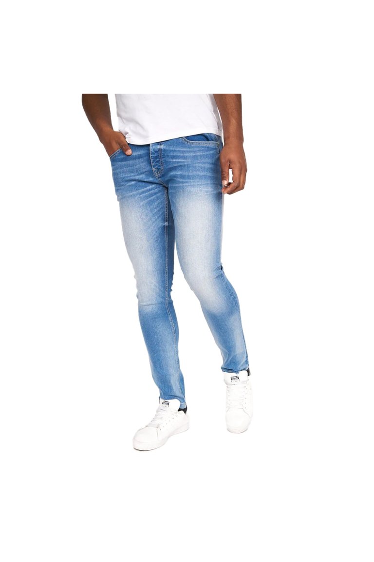 Mens Barbeck Slim Jeans - Light Wash - Light Wash