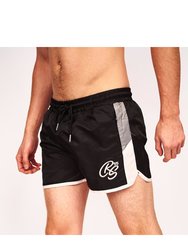 Mens Barli Swim Shorts - Black - Black