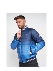 Mens Basefade Padded Jacket - Blue