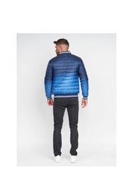 Mens Basefade Padded Jacket - Blue