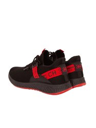 Mens Ceaze MVE Sneakers - Black/Red