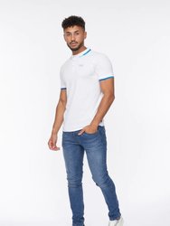 Mens Chemfort Polo Shirt - White - White