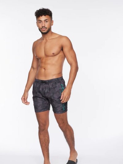 Crosshatch Mens Chemmy Swim Shorts - Black product