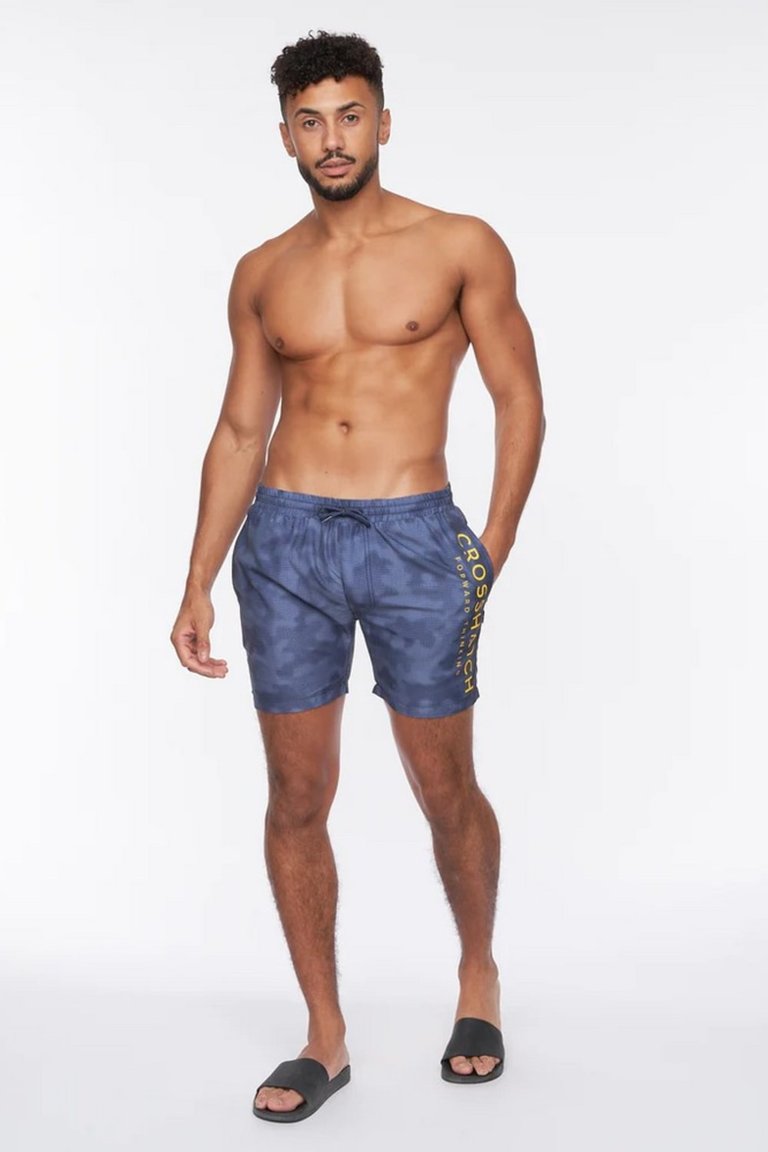 Mens Chemmy Swim Shorts - Navy - Navy