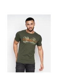 Mens Cremlike T-Shirt - Dark Green