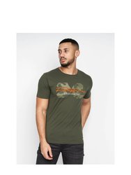 Mens Cremlike T-Shirt - Dark Green