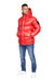 Mens Crosswell High Shine Jacket - Red - Red