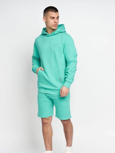 Crosshatch Mens Emmson Hoodie - Aqua product