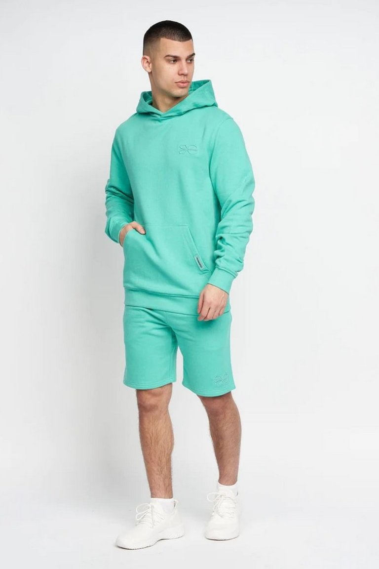 Mens Emmson Hoodie - Aqua - Aqua