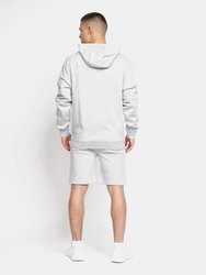 Mens Emmson Hoodie - Grey Marl