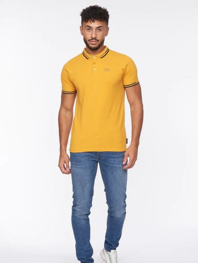 Crosshatch Mens Kermlax Polo Shirt - Yellow product