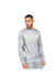 Mens Langtons Crew Neck Track Top - Charcoal